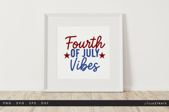 4th July Vibes SVG Clipart