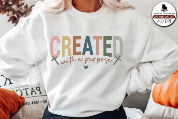 Created with a Purpose Svg, Inspirational