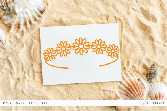 Daisy Headband SVG Clipart Review