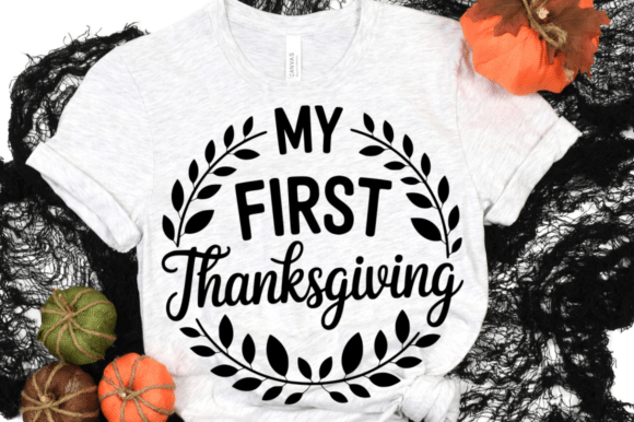 My First Thanksgiving SVG Design