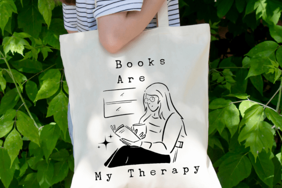 Reading is My Therapy Svg